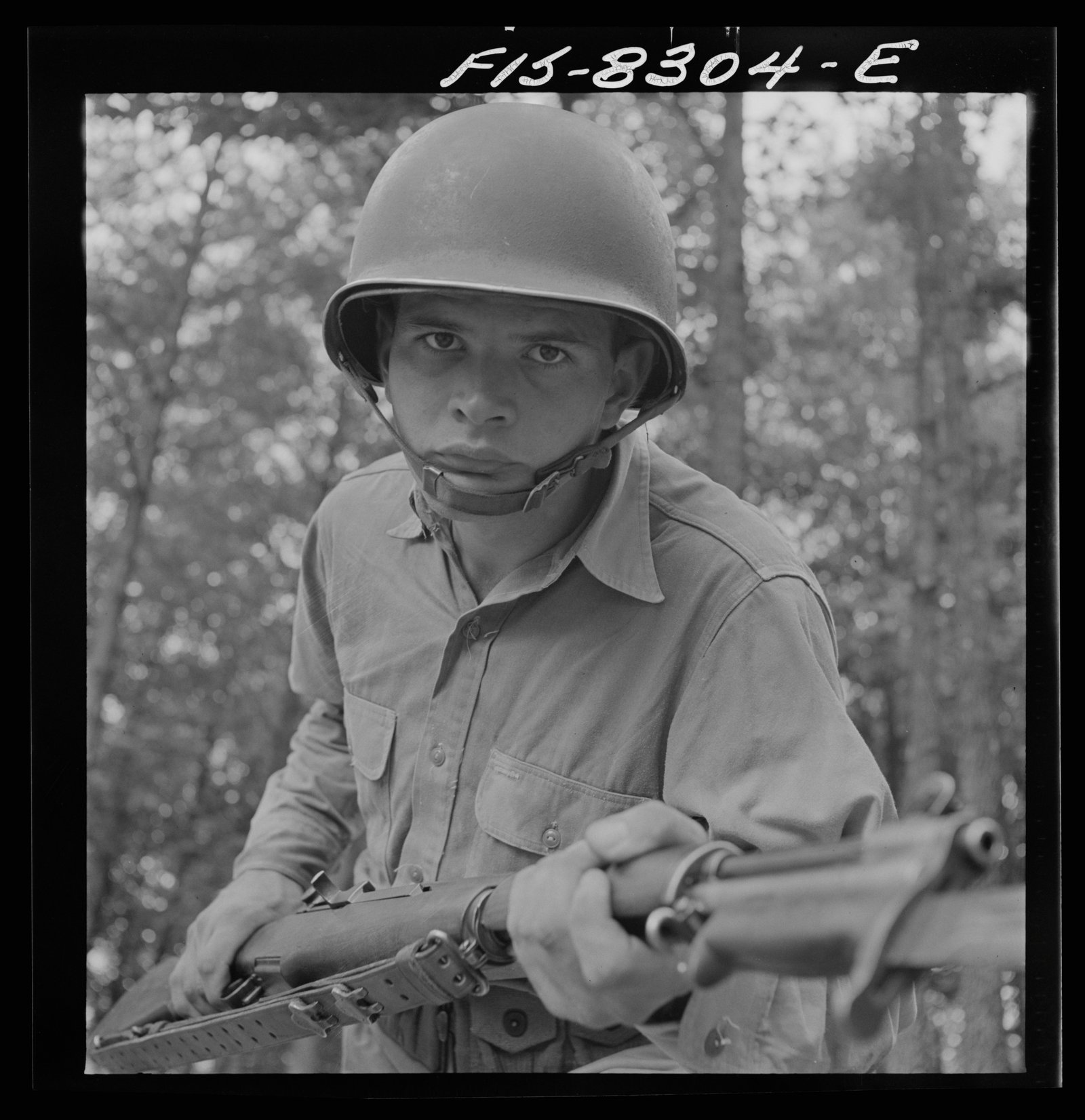 Soldat américain armé du M1 Garand, WWII